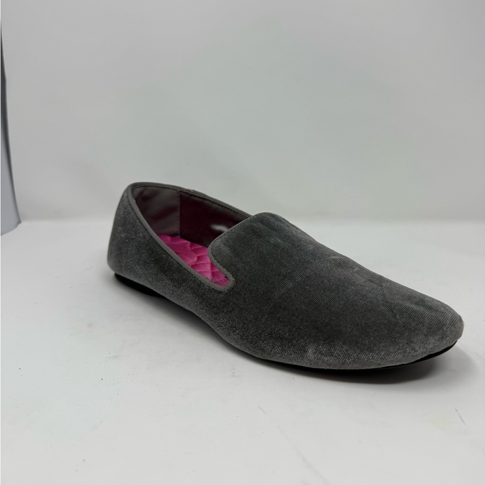 Birdies The Starling Stone Velvet Loafers Size 7